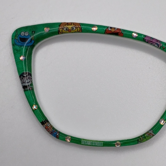Pair Eyewear Wanda Toppers sesame street big bird elmo cookie bert rhinestones - Picture 1 of 5